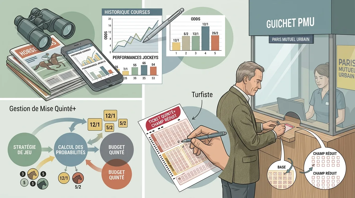 Gérer sa bankroll au Quinté+ : mise r...